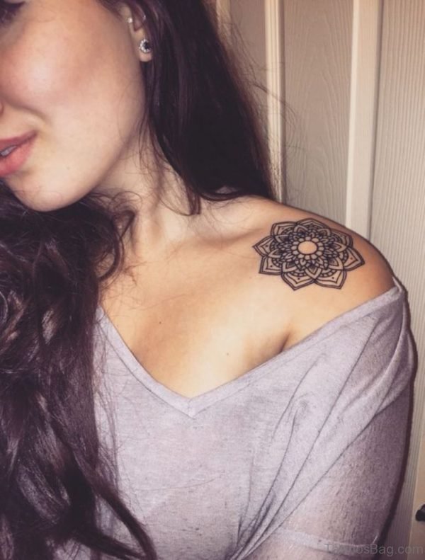 Pretty Mandala Tattoo Design