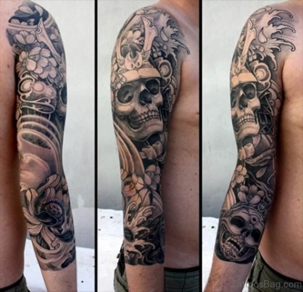 Pretty Skull Tattoo 