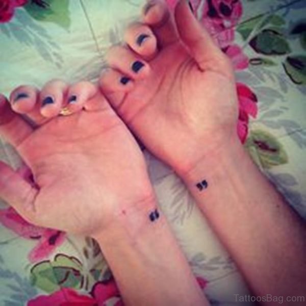 Quotation Mark Tattoo Design