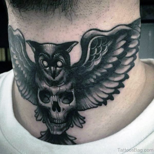 Realistic Owl Tattoo