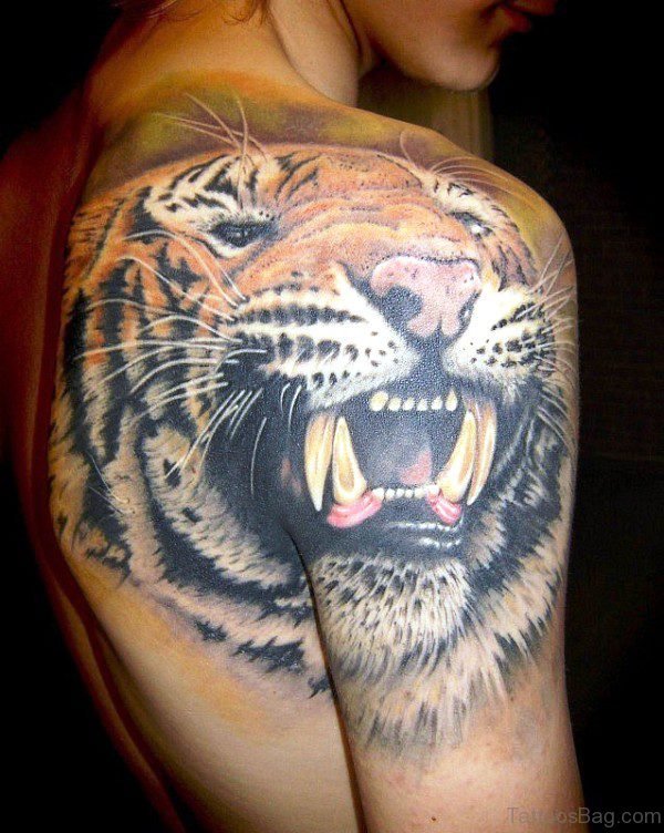 Realistic Tiger Tattoo
