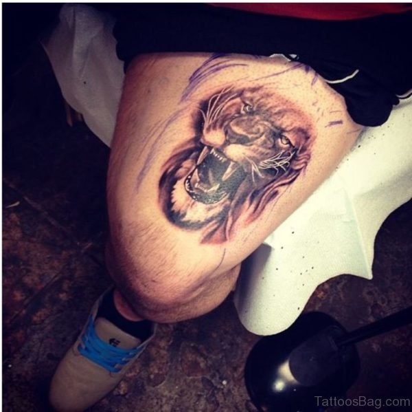 Roaring Lion Tattoo