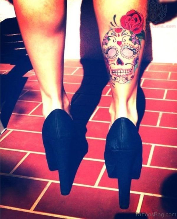 Rose And Skull Tattoo