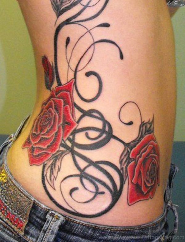 Rose Tatoo Design