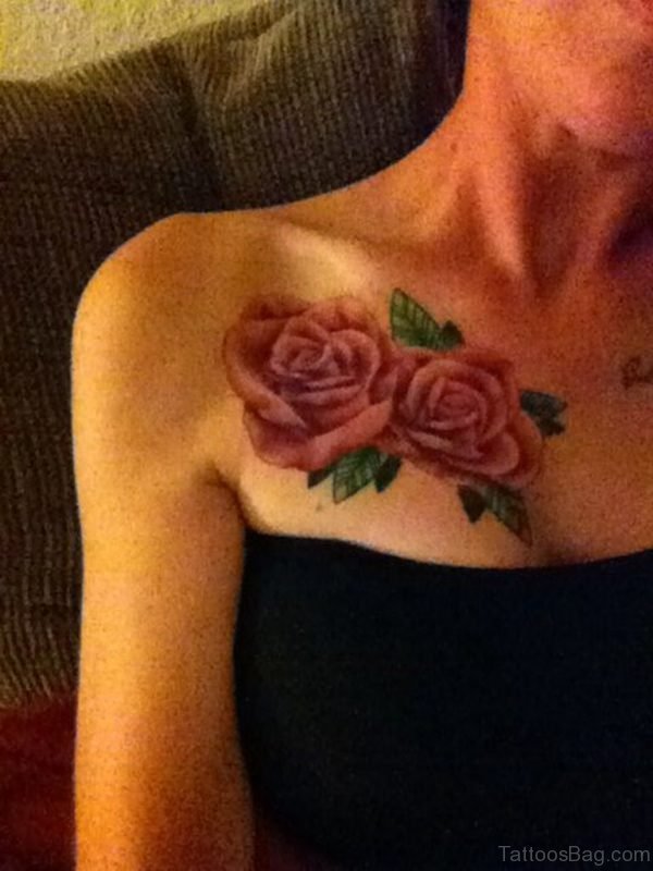 Rose Tattoo Design For Girls
