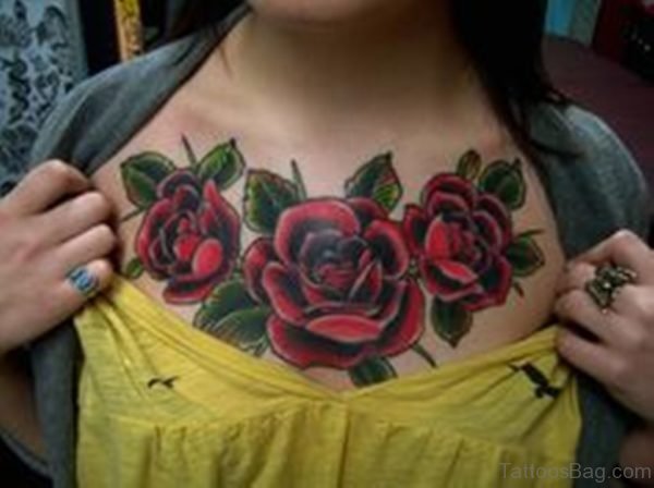 Rose Tattoo For Girls