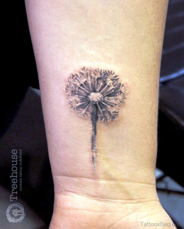 Simple Dandelion Tattoo