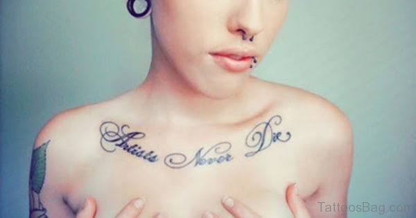 Simple Wording Tattoo