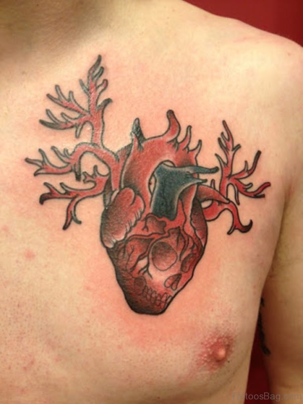 Skull Heart Tattoo