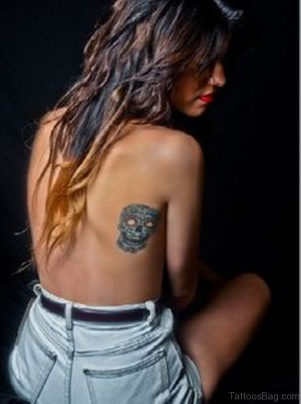 Skull Tattoo For Girls