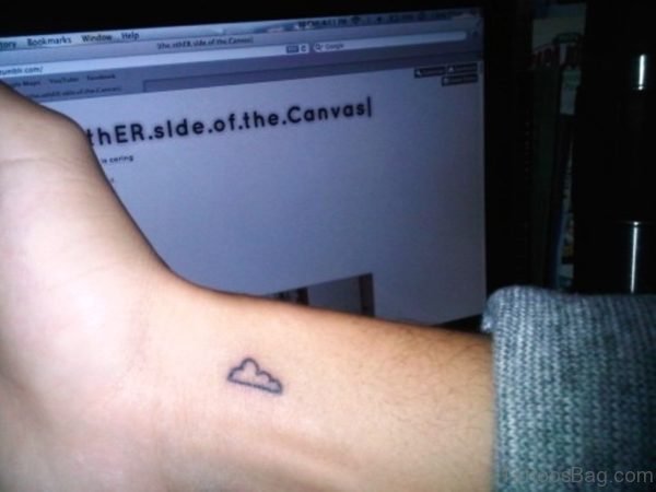 Small Cloud On Wrist 