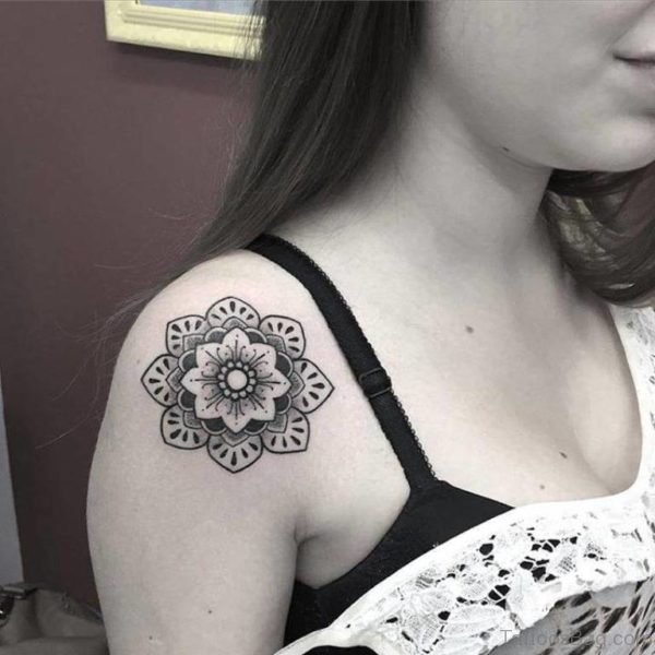 Small Mandala Tattoo For Shoulder