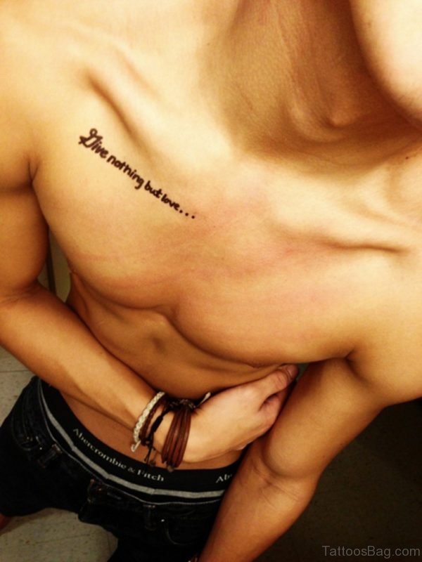 Small Wording Tattoo