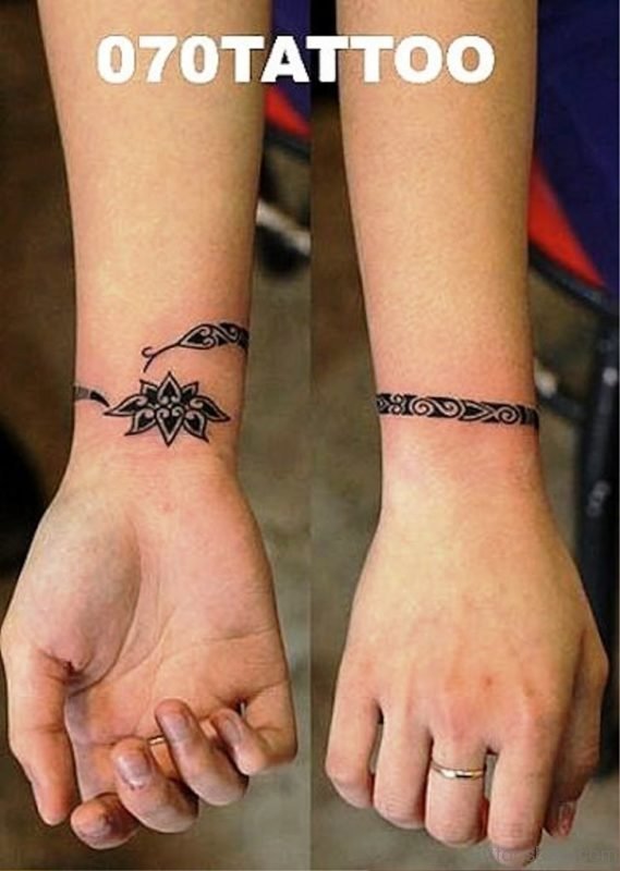Snake Designer Tattoo On Wrist