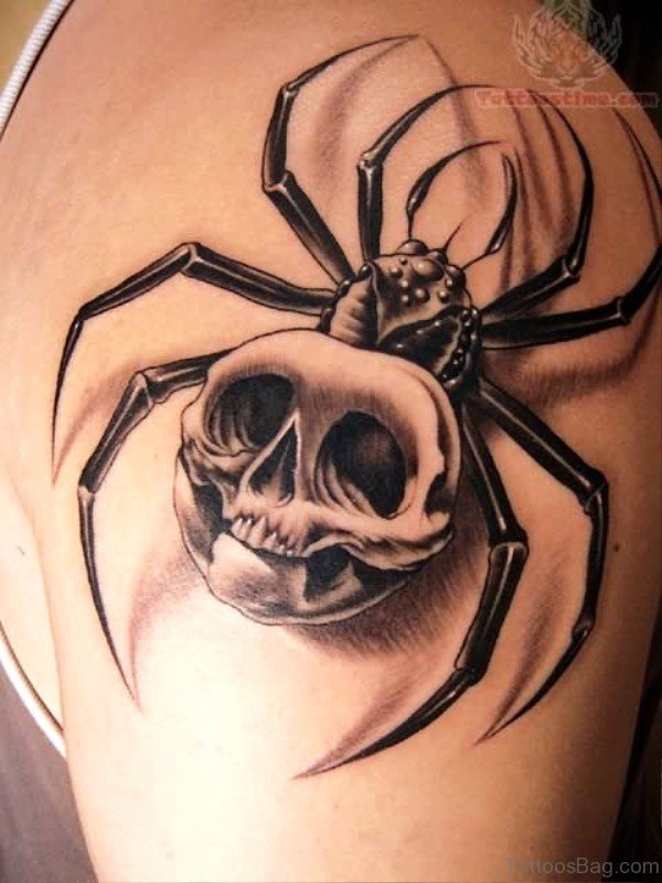 Spider Skull Tattoo