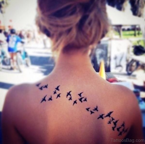 Stunning Bird Shoulder Tattoo