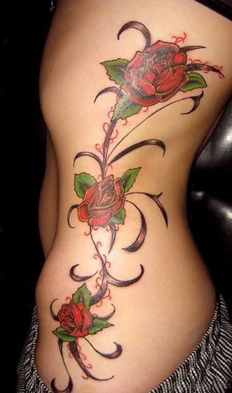 Stunning Rose Tattoo
