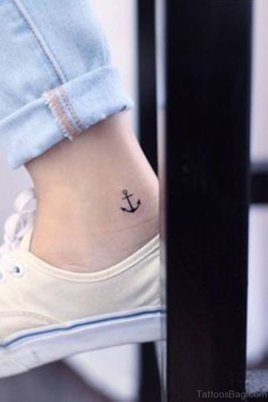 Stylish Anchor Tattoo