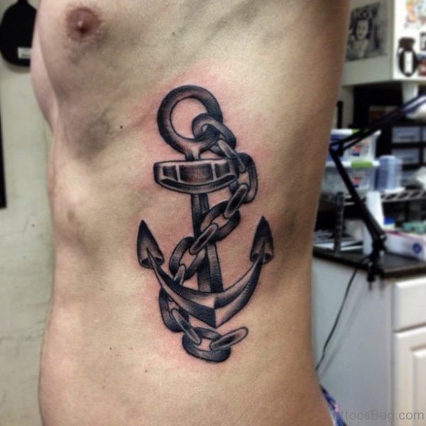 Stylish Anchor Tattoo