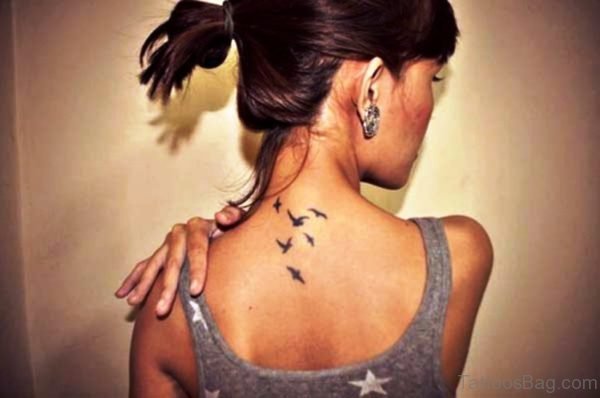 Stylish Birds Tattoo