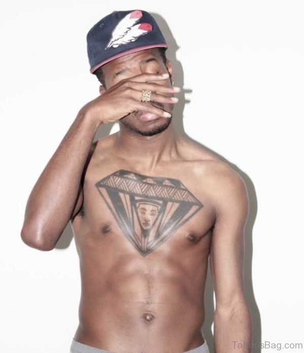 Stylish Diamond Tattoo