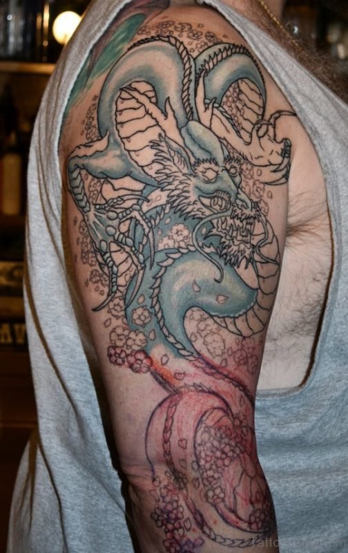 Stylish Dragon Tattoo