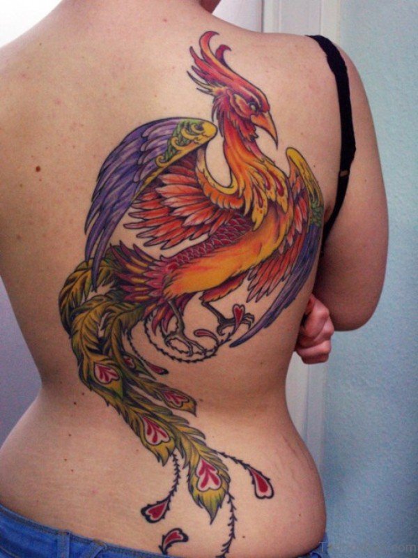 Stylish Phoenix Tattoo 1
