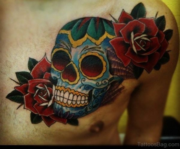 Sugar With Rose Tattoo