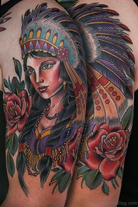 Sweet American Native Tattoo