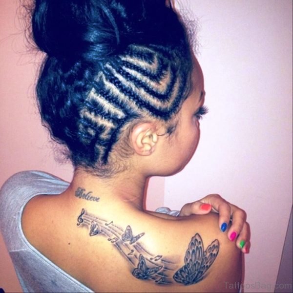 Sweet Butterflies Designer Tattoo