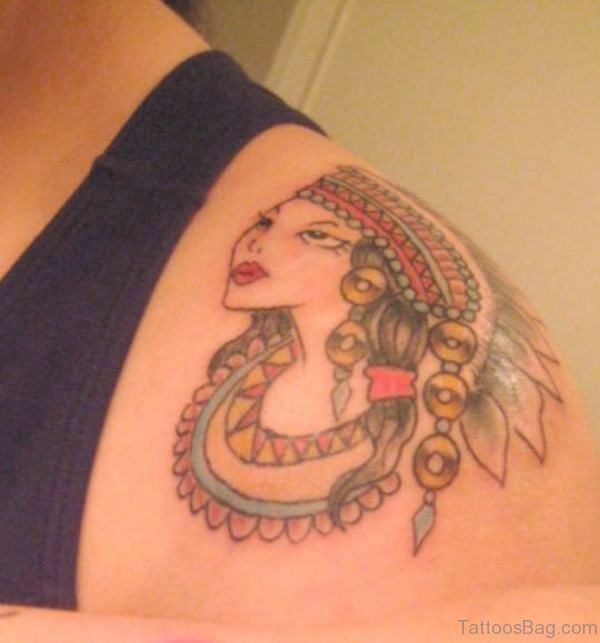 Sweet Colored American Tattoo