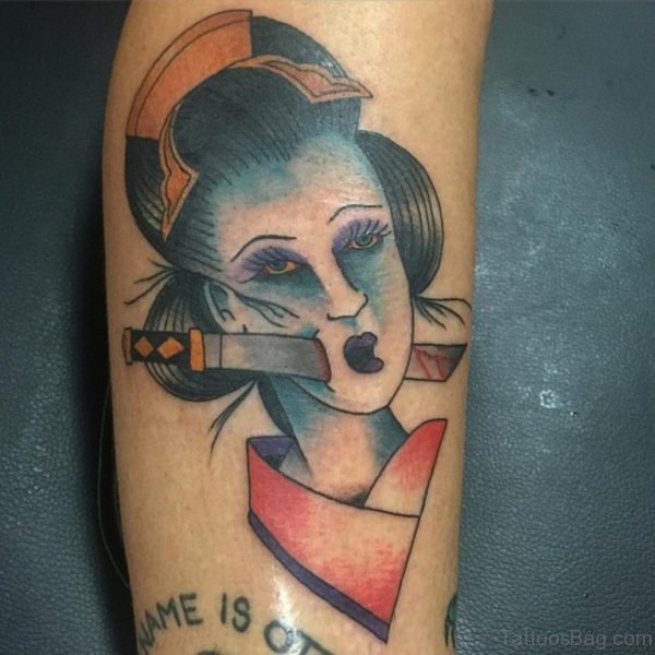 Sweet Geisha Tattoo 
