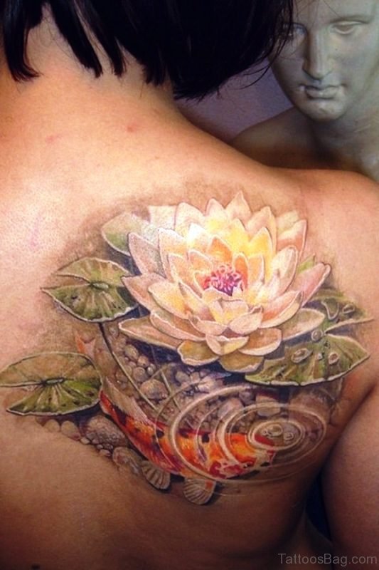 Sweet Lotus Tattoo Design