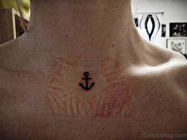 Sweet Small Anchor Tattoo