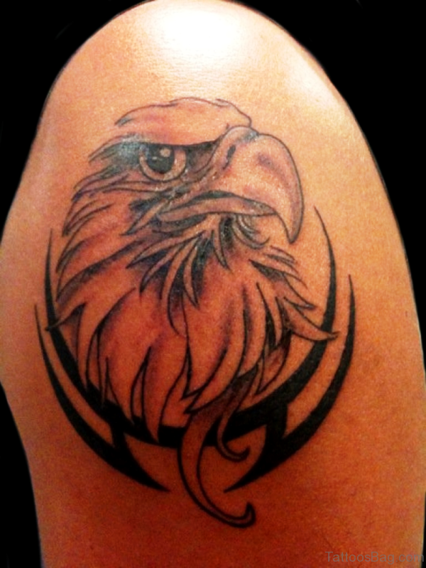 Sweet Tribal Eagle Tattoo