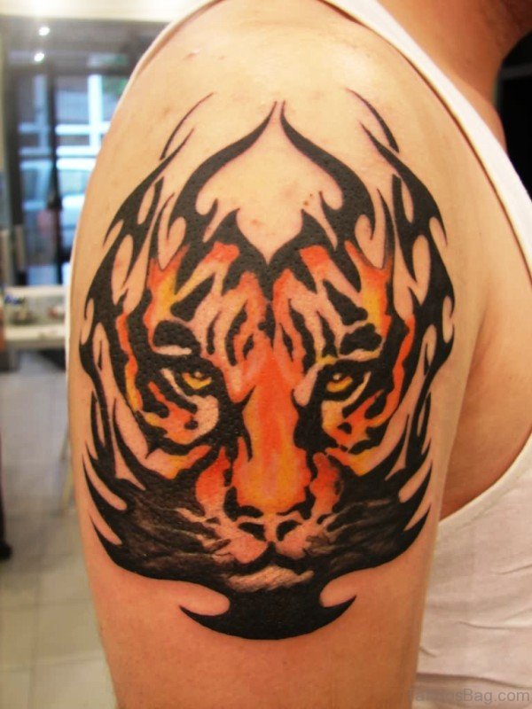Tiger Tribal Tattoo