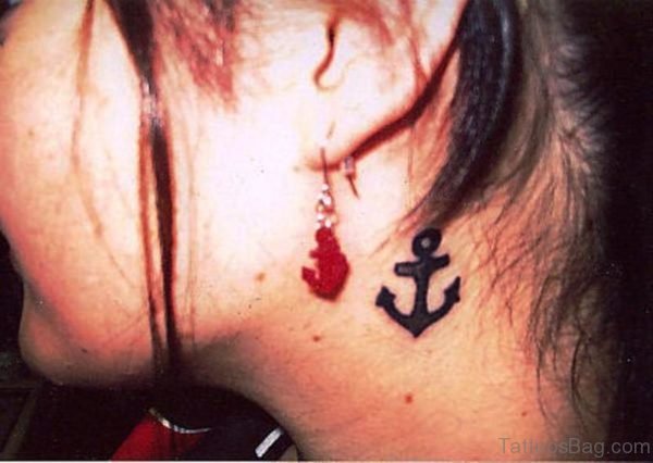 Tiny Anchor Tattoo