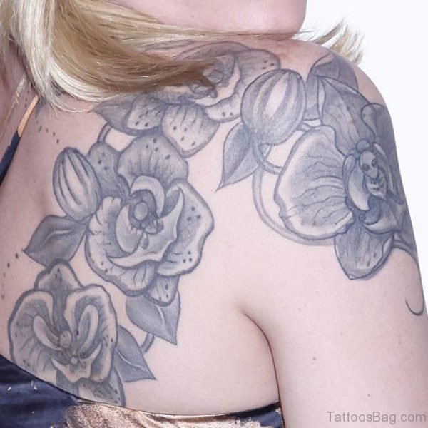 Trace Lysette Flower Tattoo