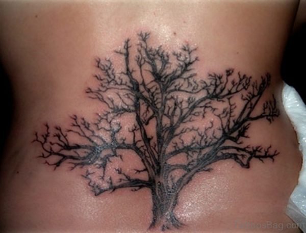 Tree Tattoo On Lower back