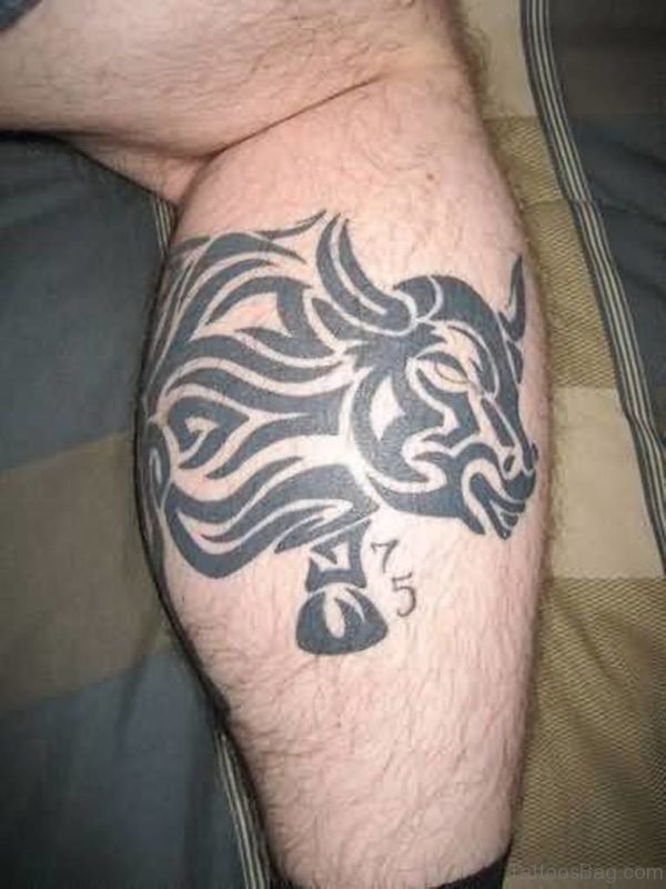 Tribal Bull Tattoo