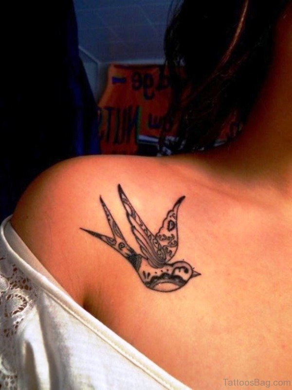 Tribal Dove Tattoo