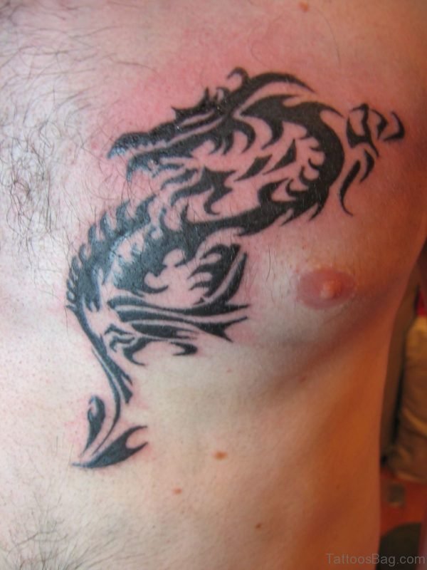 Tribal Dragon Tattoo