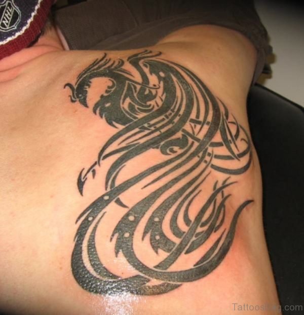 Tribal Phoenix Tattoo Design