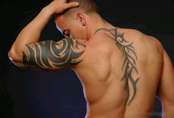Tribal Shoulder Arm Tattoo