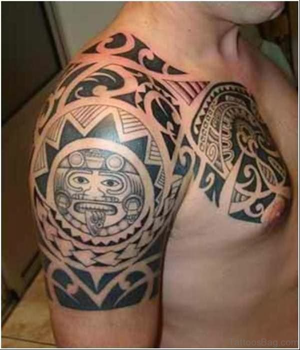 Tribal Sun Tattoo Design