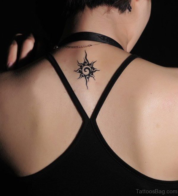 Tribal Sun Tattoo For Women