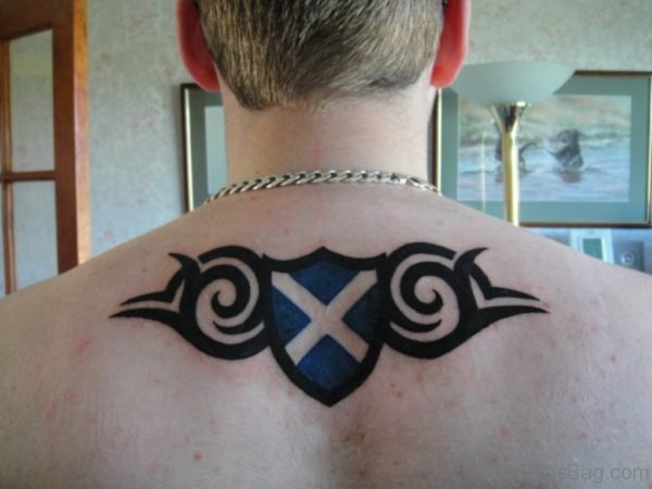 Tribal Tattoo Design On Back