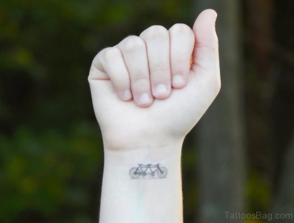 Two Cycle Wrist Tattoo