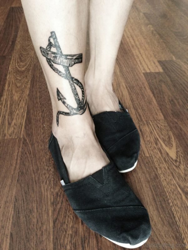 Unique Anchor Tattoo