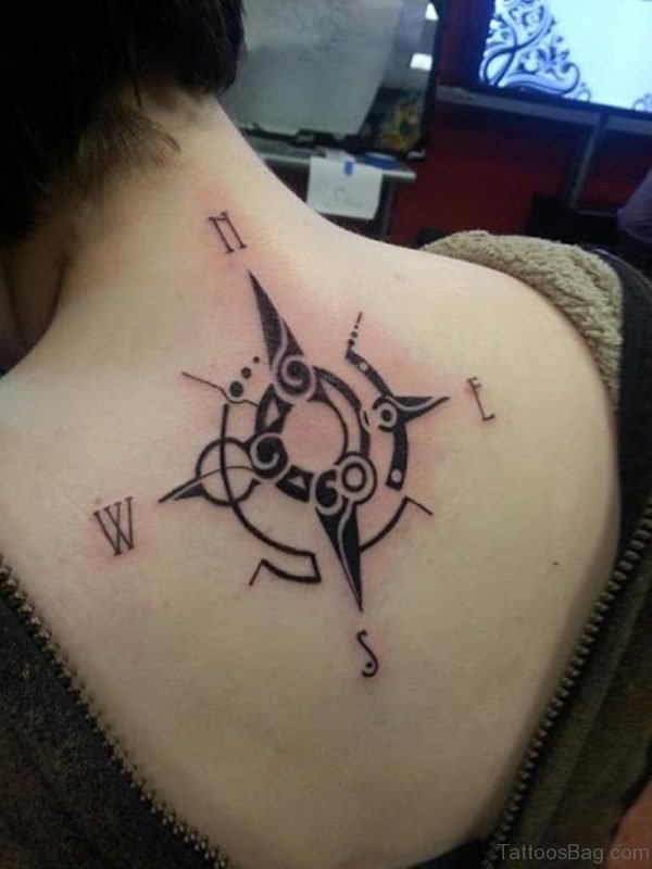 Unique Compass Tattoo
